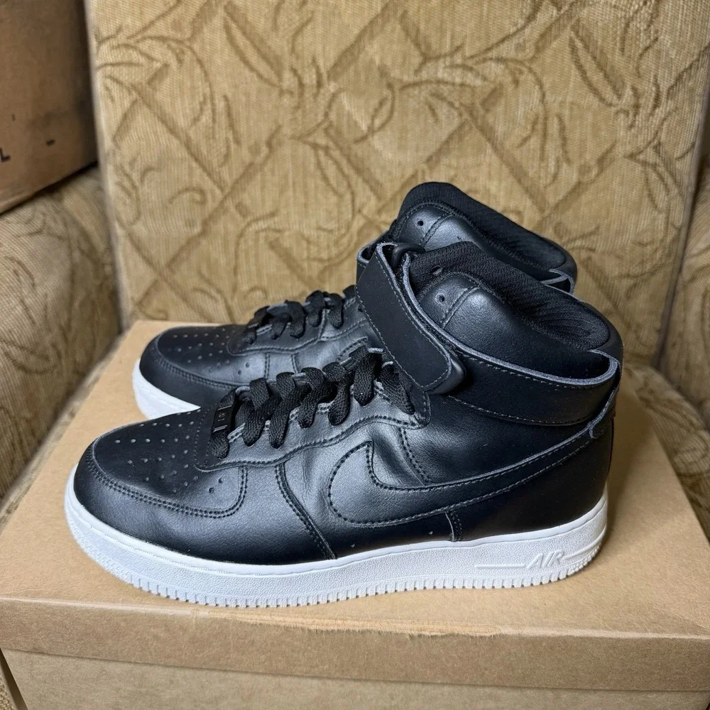 Nike Air Force 1 High by You High Top Black White AQ3777-992 Women's Size 8.5